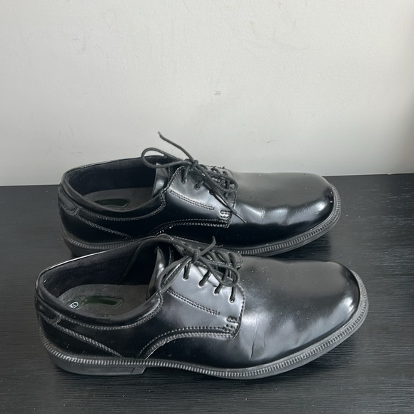 Men's Classic Nunn Bush KOR Comfort Gel Shoes Black Leather Size 11W - Picture 7 of 15